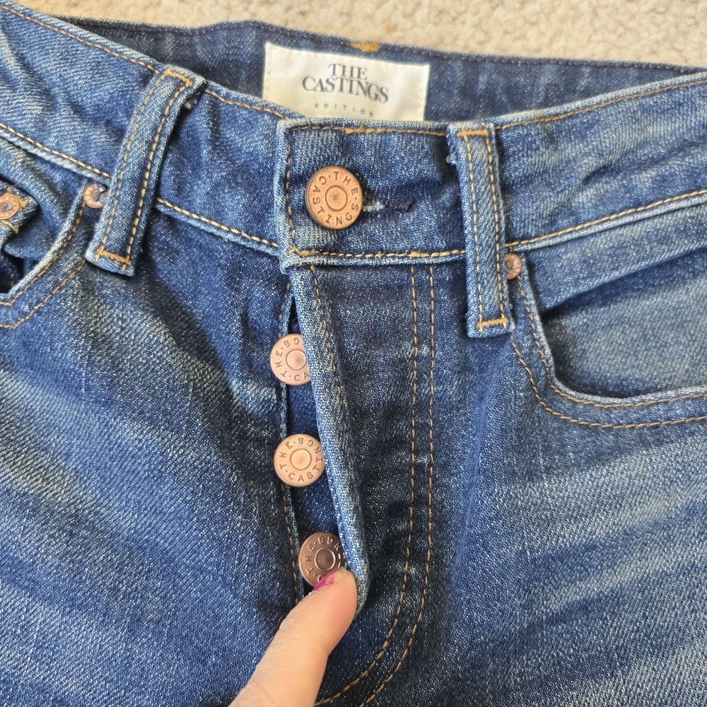 Aritzia The Casting Edition High Rise Cropped Jeans Size 24 - Picture 6 of 12